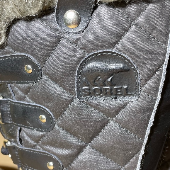Sorel Tofino II Faux Fur Lined Waterproof Black Lace Up Snow Boots Size 6.5 - Picture 6 of 10